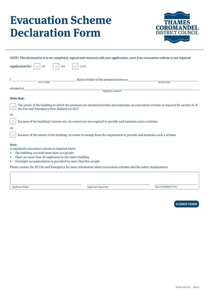 Large thumbnail of New Off Licence Application Form - Jul 2021