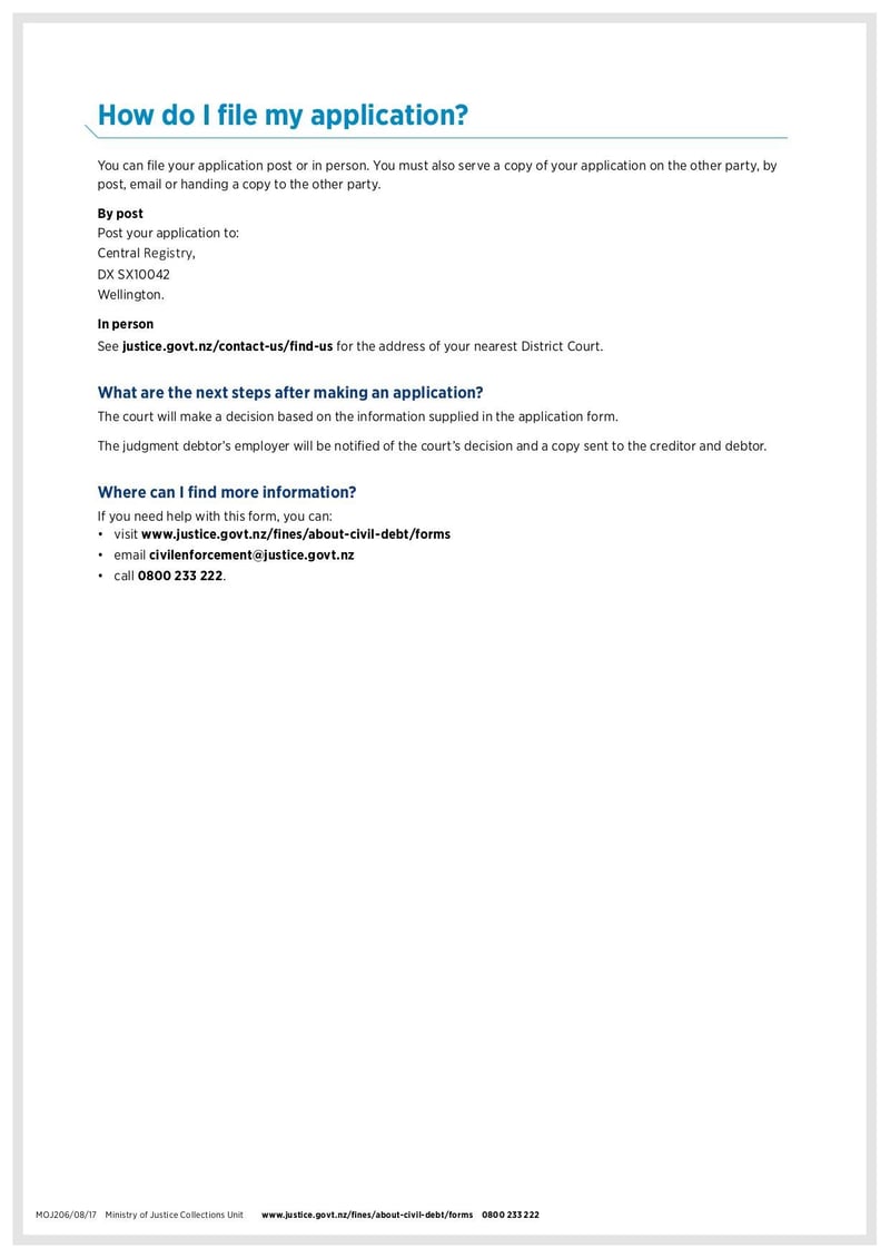 Large thumbnail of Application Form to Vary Suspend Cancel Attachment Order - Aug 2017