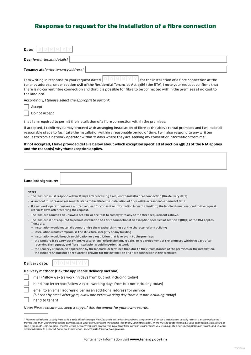 Large thumbnail of Response to Fibre Connection - Apr 2021