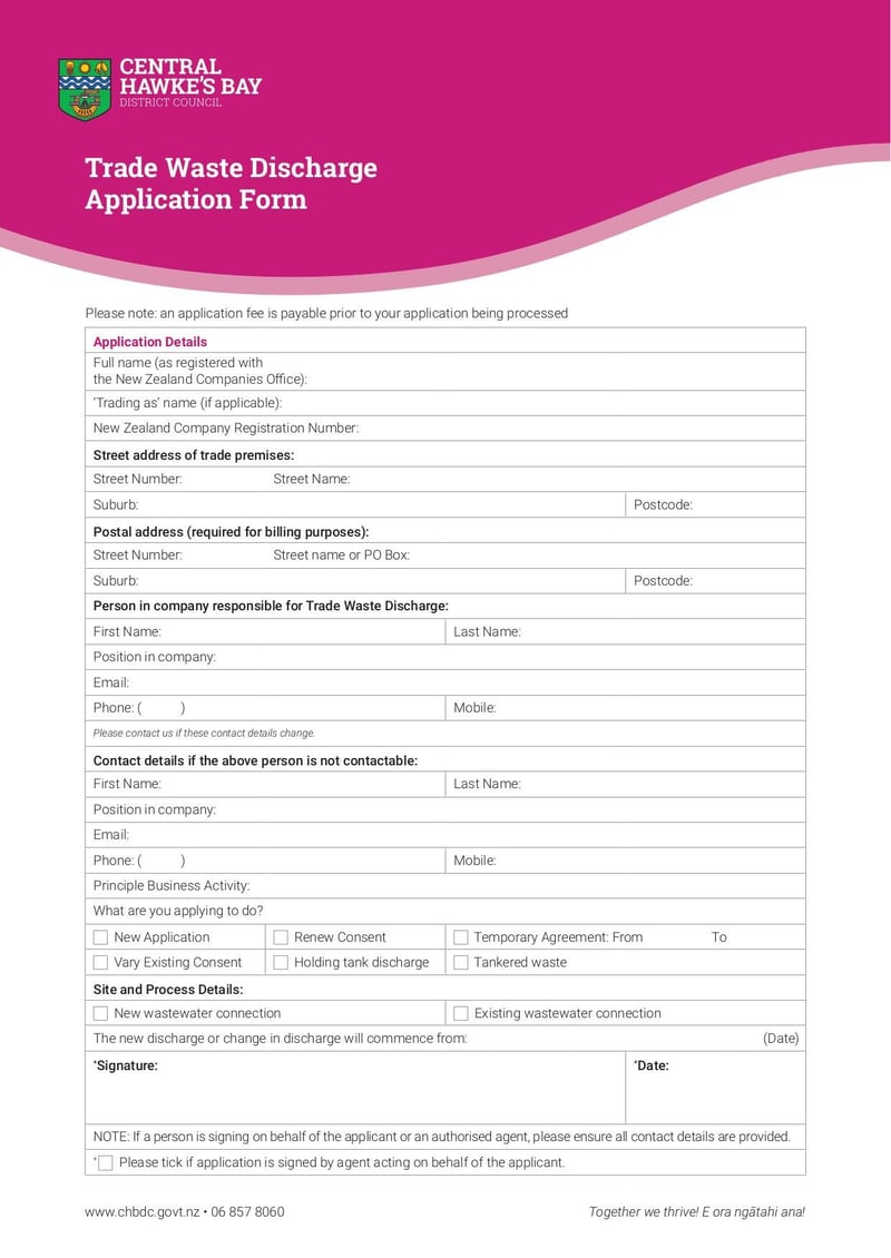 Large thumbnail of Tankered Waste Discharge Application Form - Oct 2021