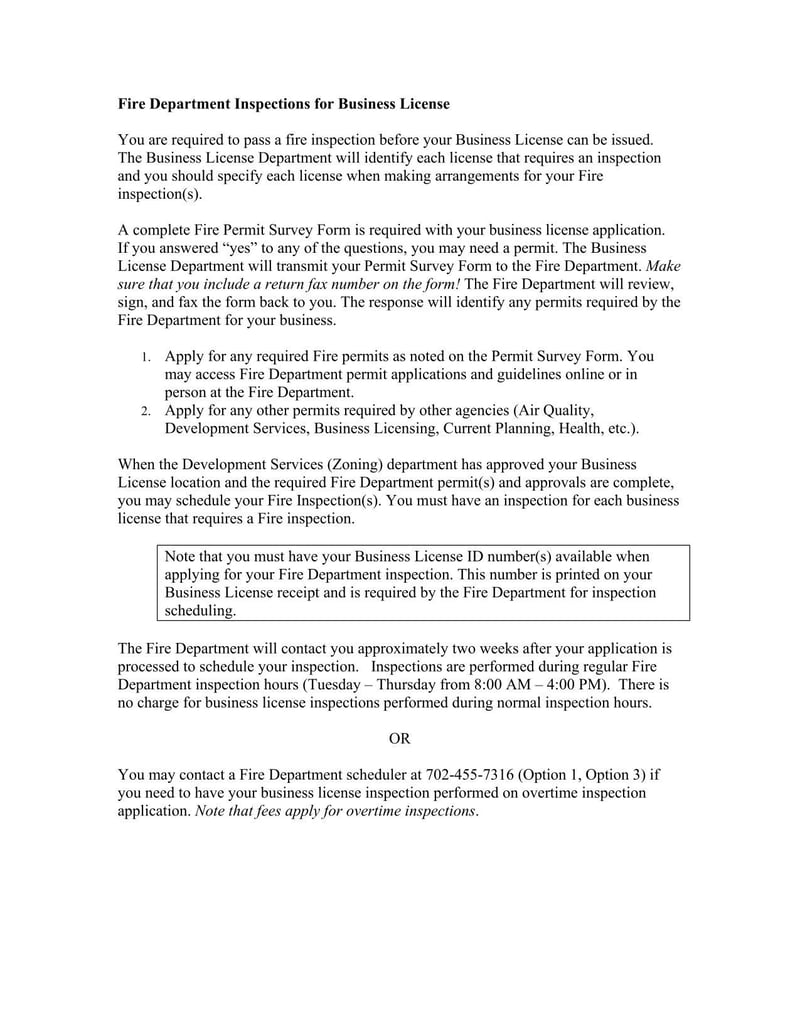 Large thumbnail of Clark County Application for Change of Business License