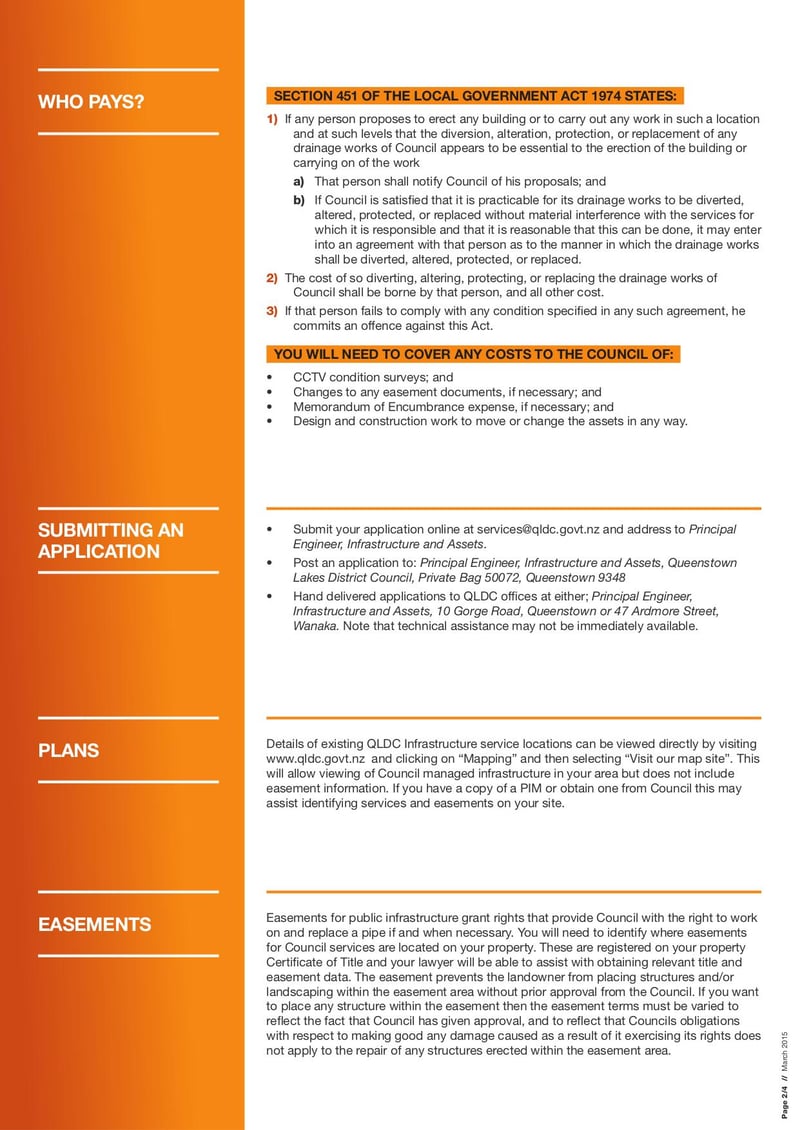 Large thumbnail of QLDC Application to Build Over or Near Council Pipe or Drain - Mar 2015