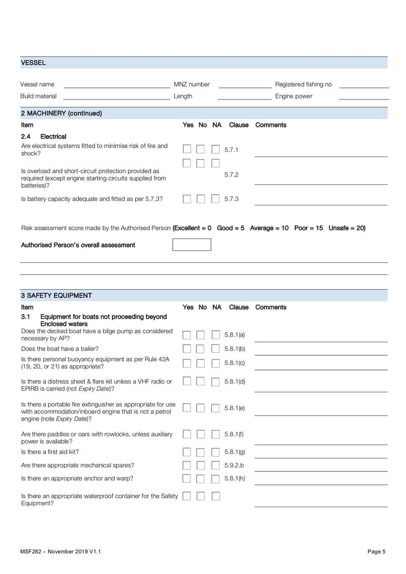 Large thumbnail of SOP Checklist 6m Vessels - Nov 2019