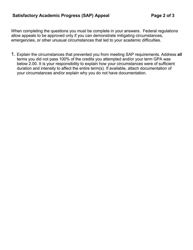 Large thumbnail of Chemeketa Community College Satisfactory Academic Progress (SAP) Appeal