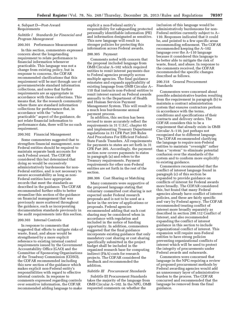 Large thumbnail of OMB Uniform Requirements - Dec 2013