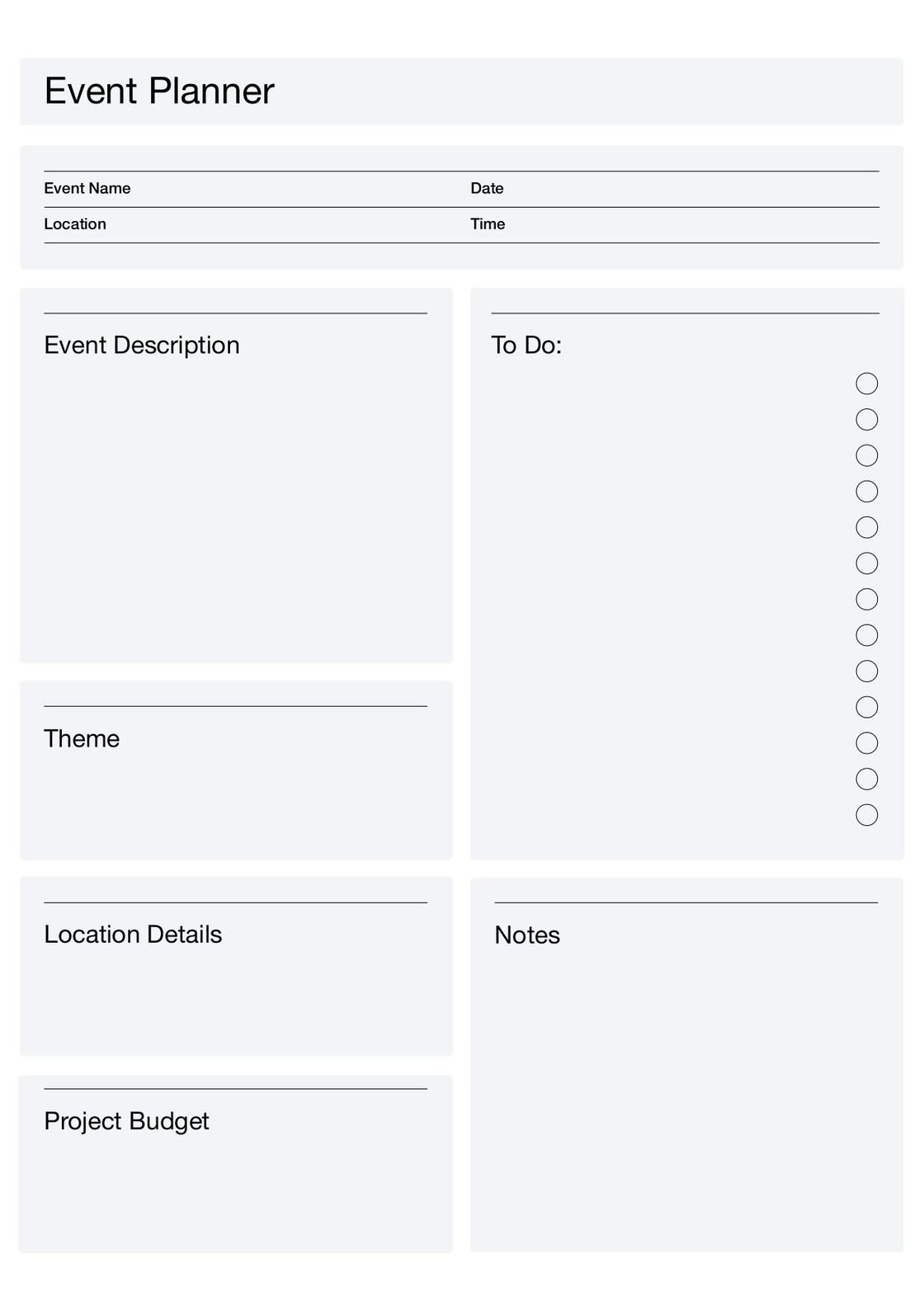 Event Planning Template Edit Online For Free With Lumin