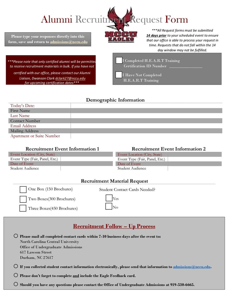 Large thumbnail of Alumni Recruitment Request Form - Feb 2018