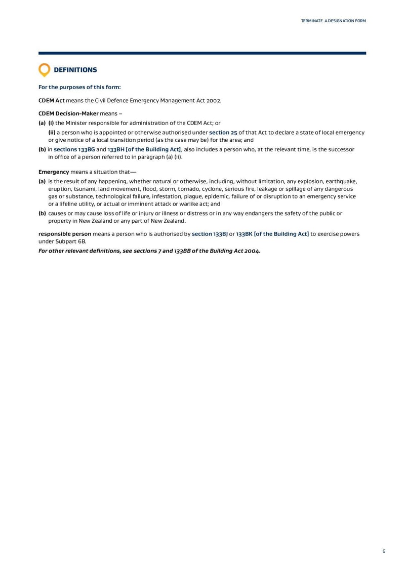 Large thumbnail of Request to Terminate Designation Area for Emergency Management - May 2022