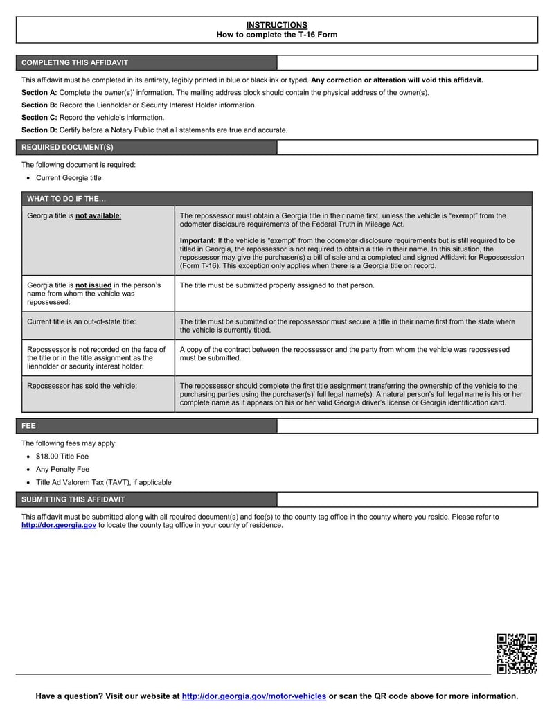 Large thumbnail of Form T-16