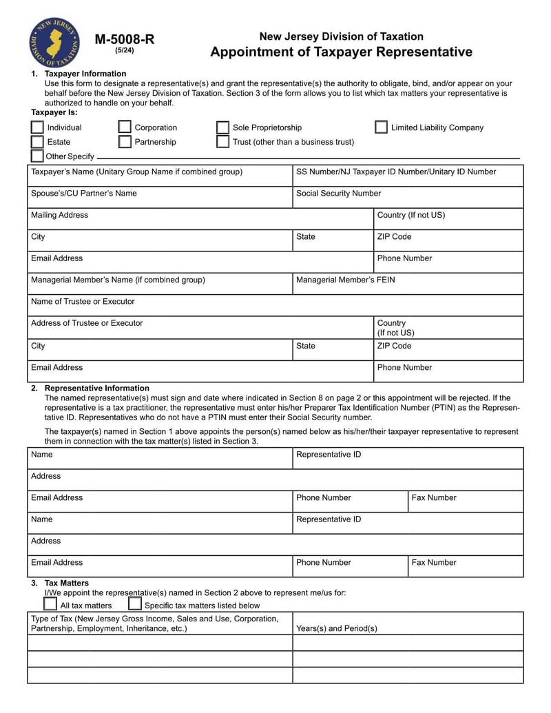 Large thumbnail of Form M-5008-R - 2024