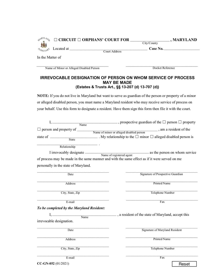 Large thumbnail of Form CC-GN-052 - Jan 2021