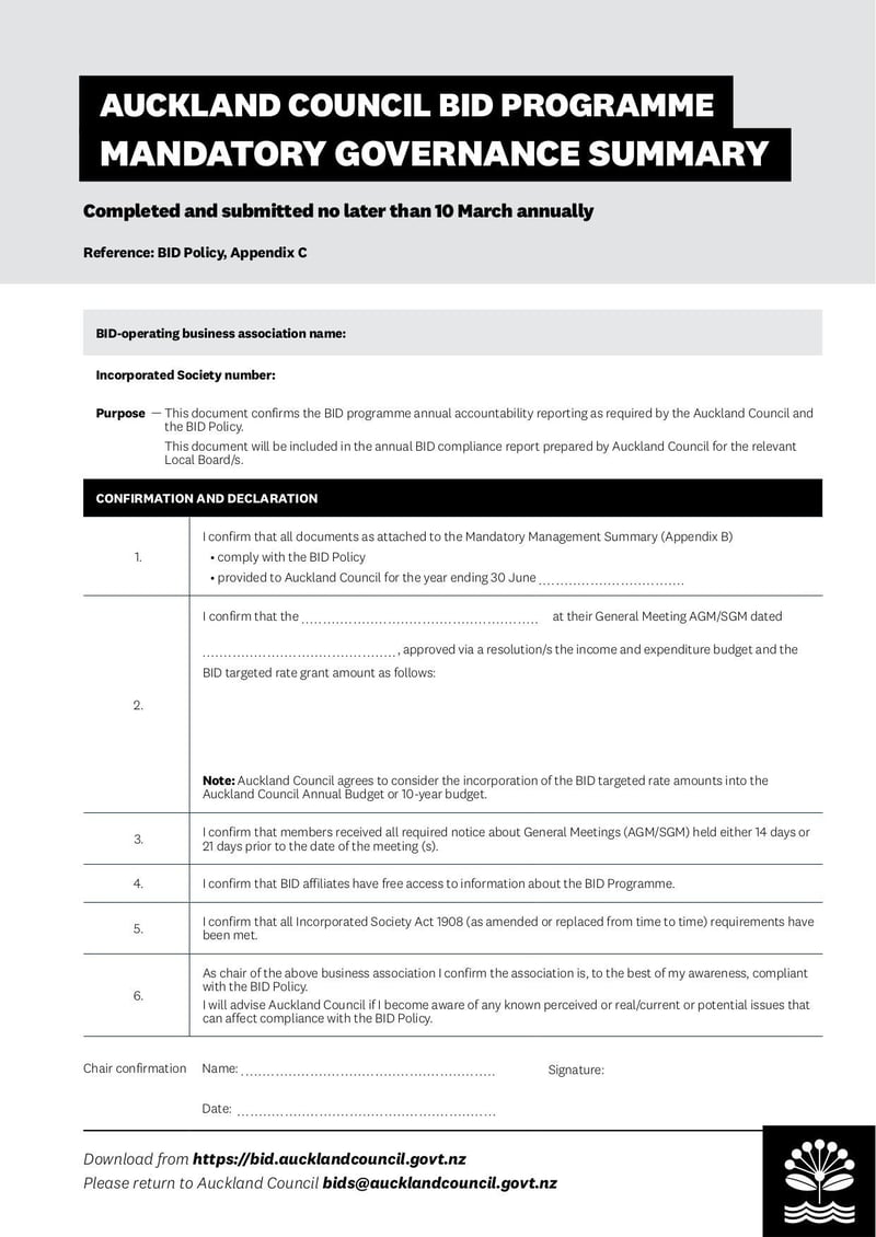 Large thumbnail of Appendix C Mandatory Governance Declaration - Nov 2022