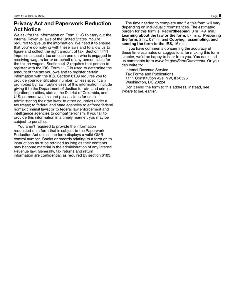 Large thumbnail of Form 11-C - Dec 2017