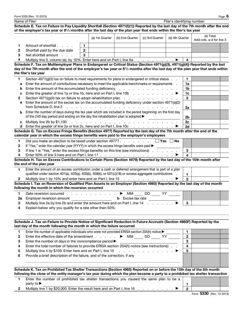 Large thumbnail of Form 5330 - Dec 2013