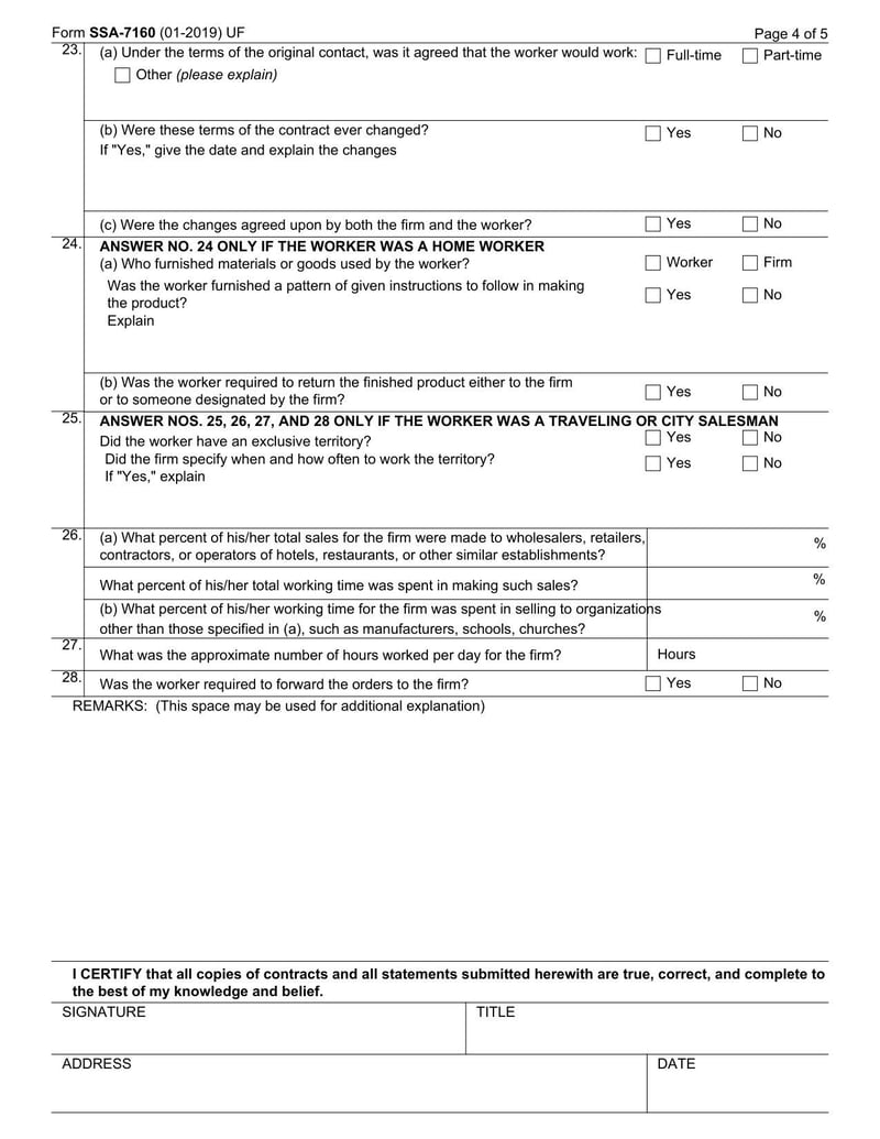 Large thumbnail of Form SSA-7160