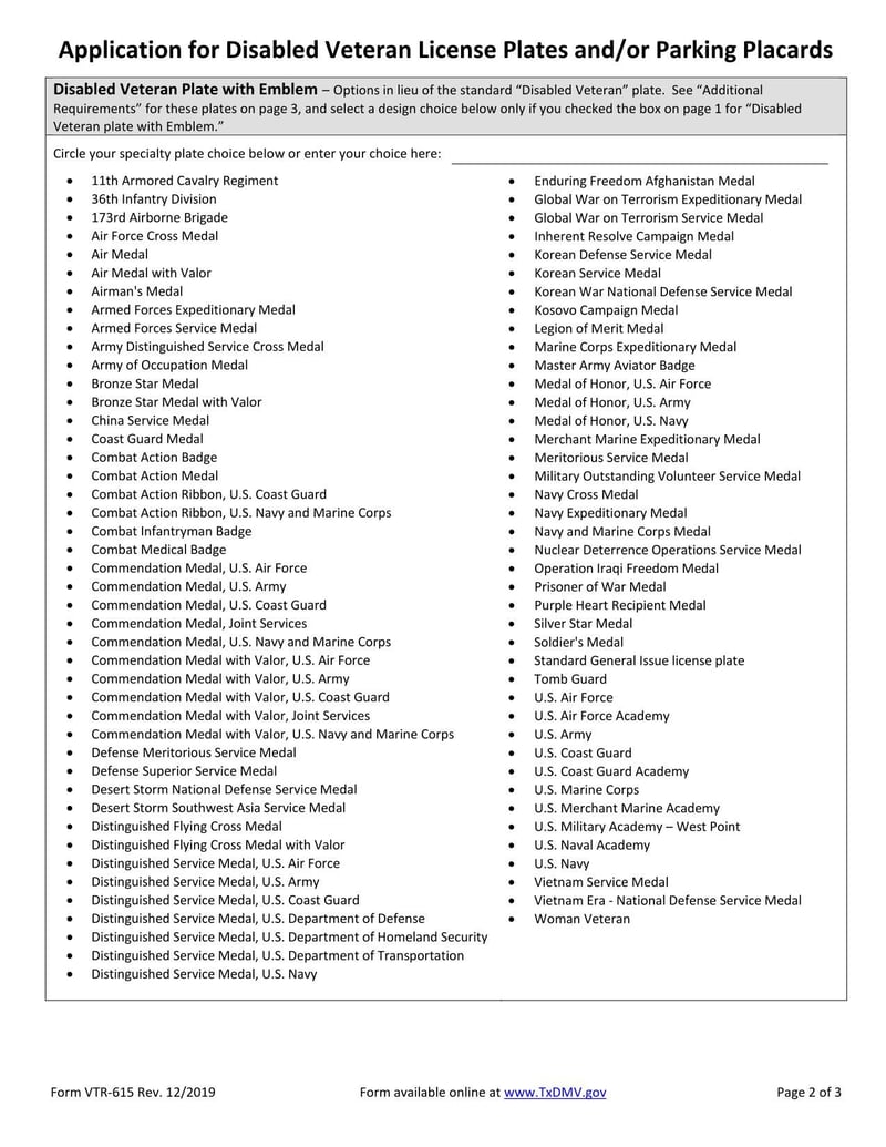 Large thumbnail of Form VTR-615