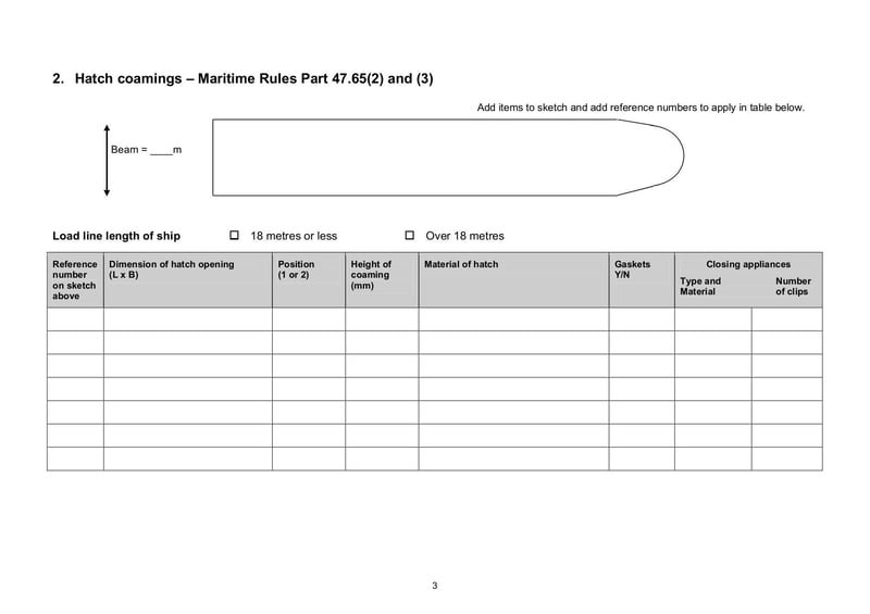 Large thumbnail of Form MLF 15 Record of Assignment Form for Loadline - Feb 2016