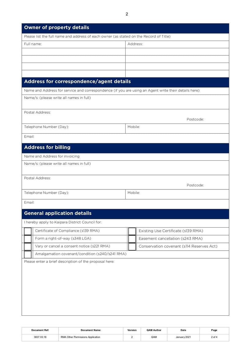 Large thumbnail of MT Other Permissions Application Form V2 - Jan 2021