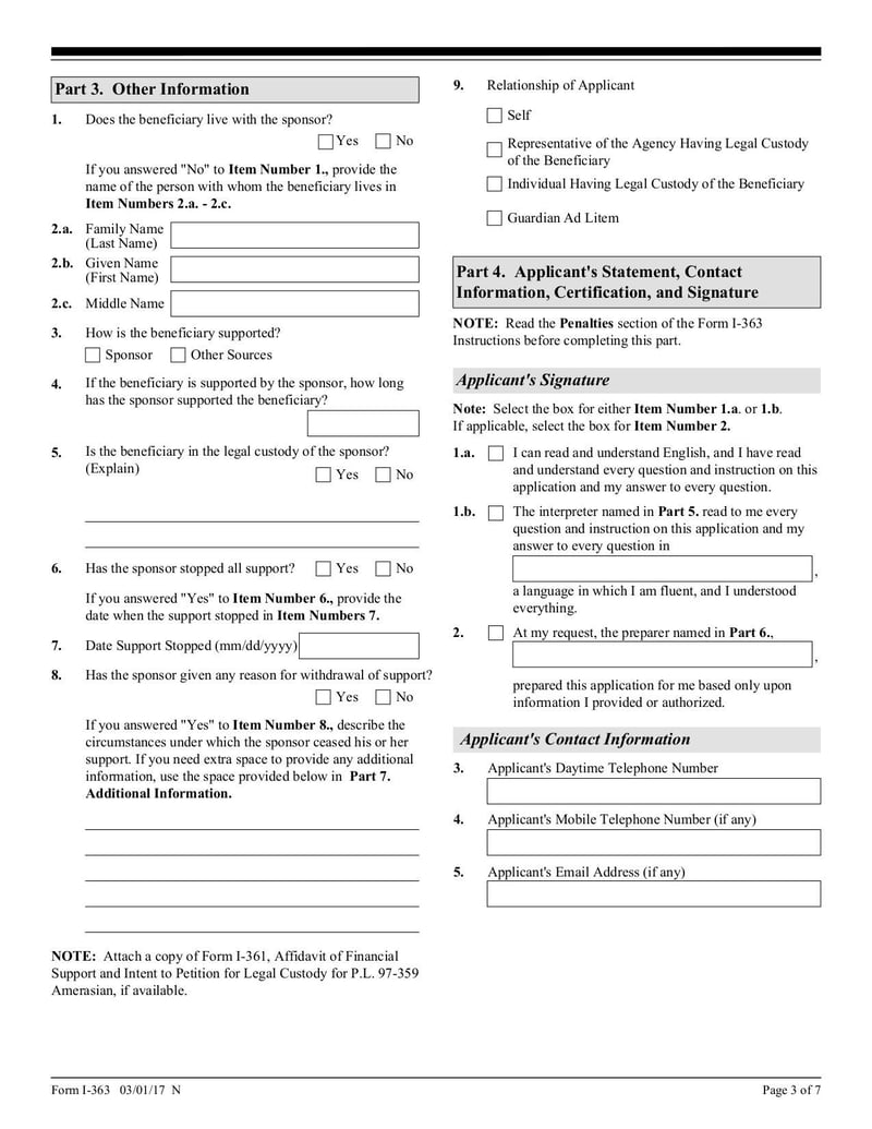 Large thumbnail of Form I-363 - Jan 2017
