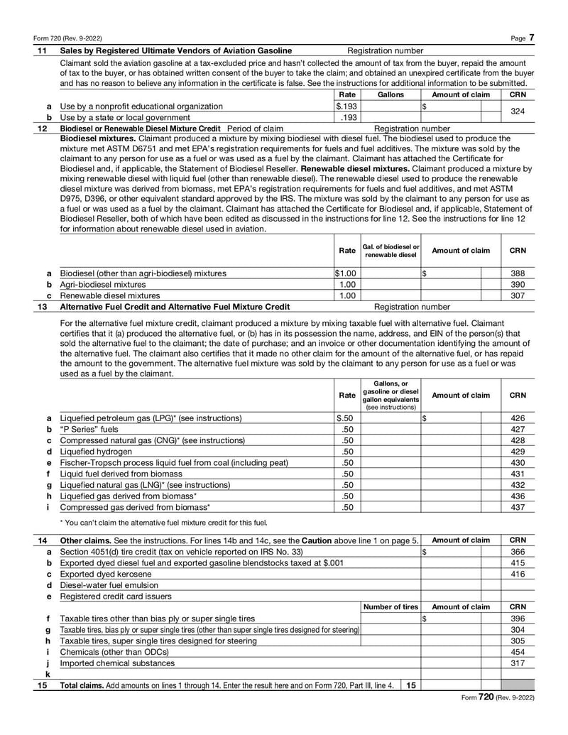 Large thumbnail of Form 720 - Sep 2022