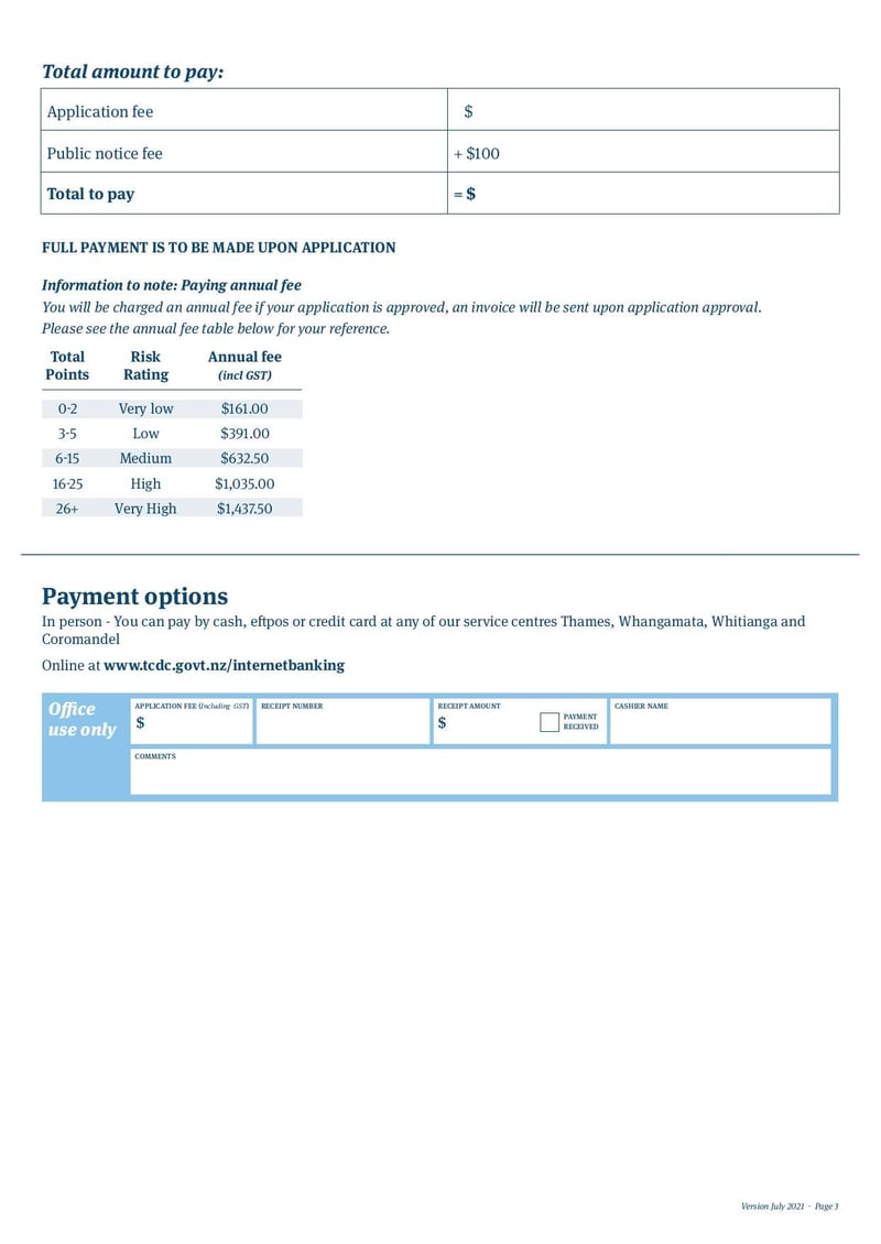 Large thumbnail of New Off Licence Application Form - Jul 2021