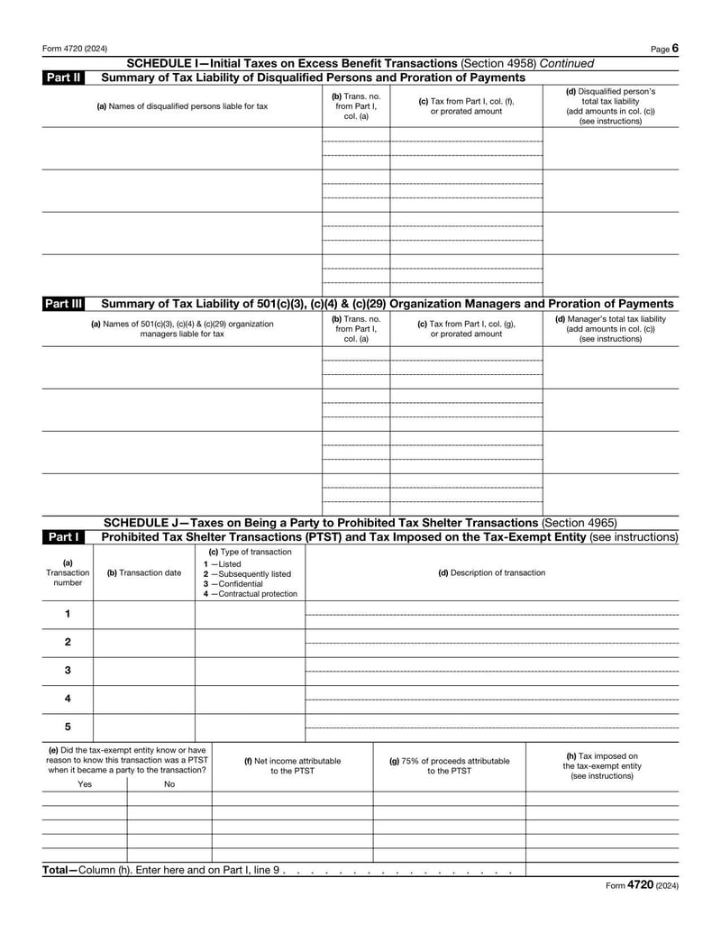 Large thumbnail of Form 4720 - 2024