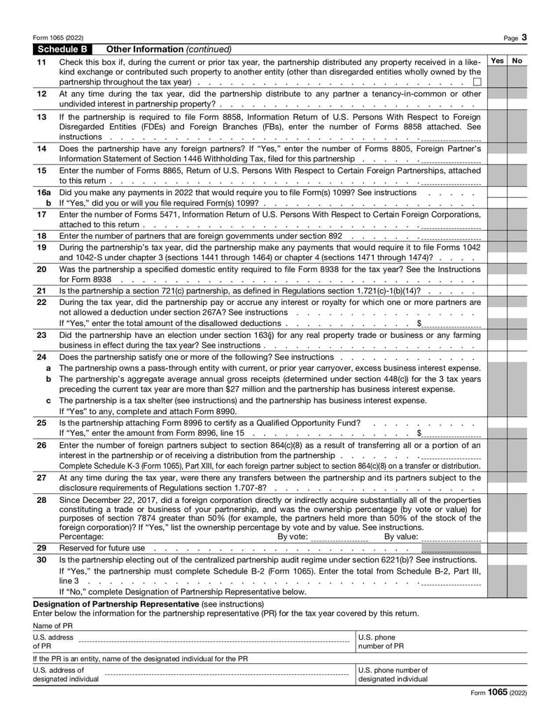 Large thumbnail of Form 1065 - Jan 2022