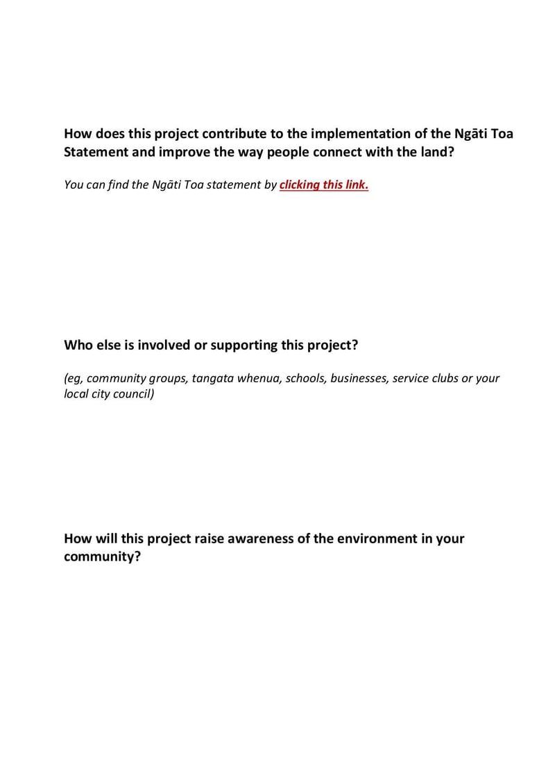 Large thumbnail of Community Environment Fund Application - Jan 2021