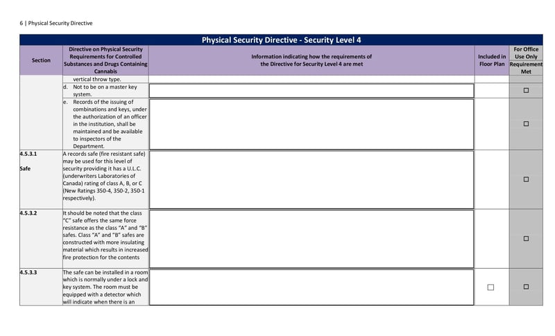 Large thumbnail of Physical Security Directive Security Level 4 - Mar 2019
