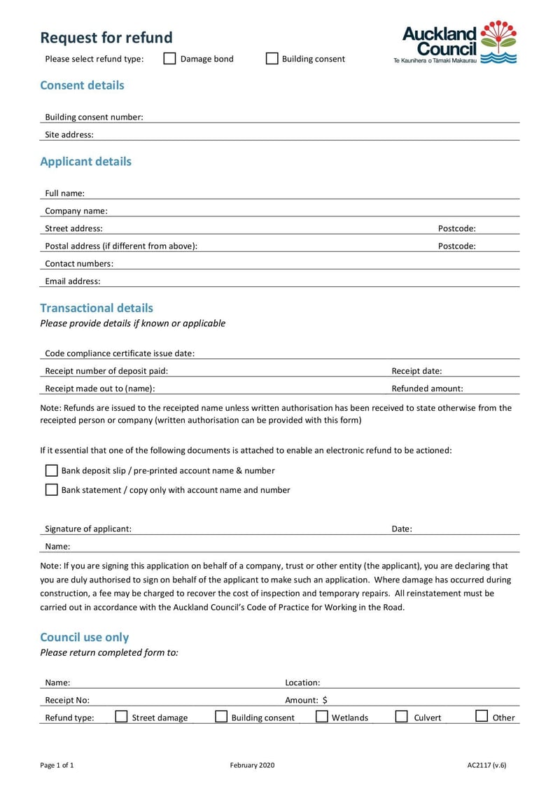 Large thumbnail of AC2117 Request for Refund - Feb 2020