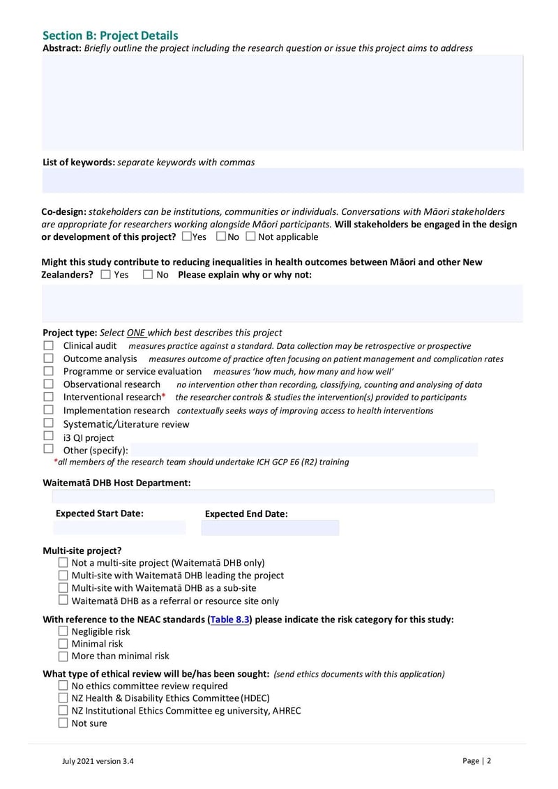 Large thumbnail of WDHB Locality Application Form for Research, Audit and Related Activity - Aug 2022