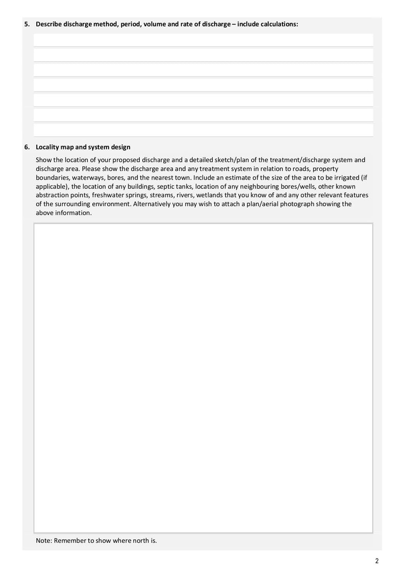 Large thumbnail of Form 3a Discharge Permit Application General Discharges to Land - Mar 2021