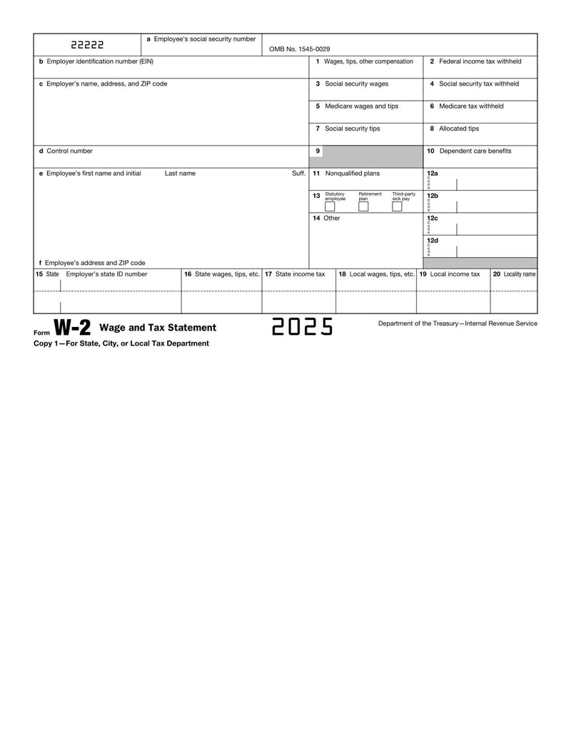 form w-2 - 2025 | fill and sign with lumin