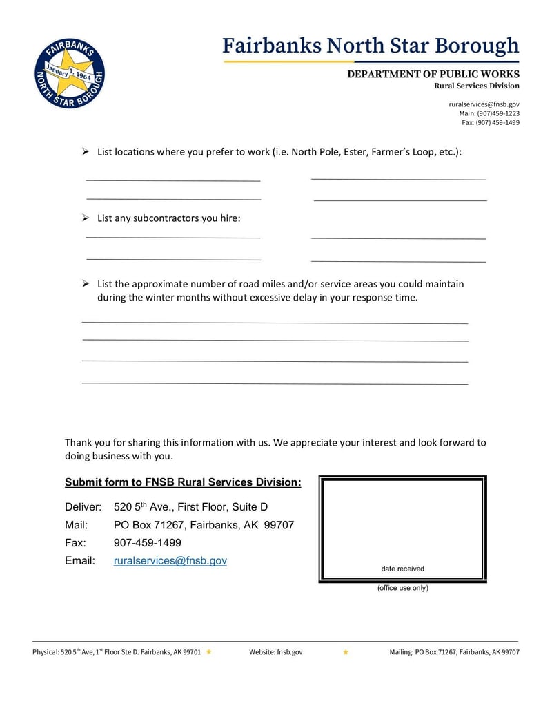 Large thumbnail of New Contractor Information Form - May 2023