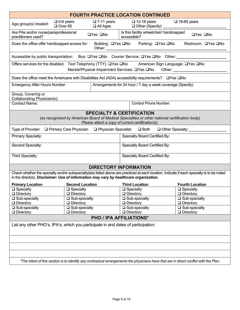 Large thumbnail of Louisiana Standardized Credentialing Application