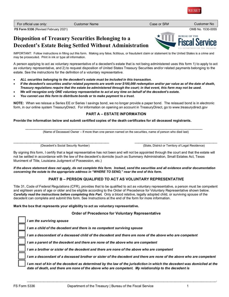 Large thumbnail of FS Form 5336 - Dec 2020