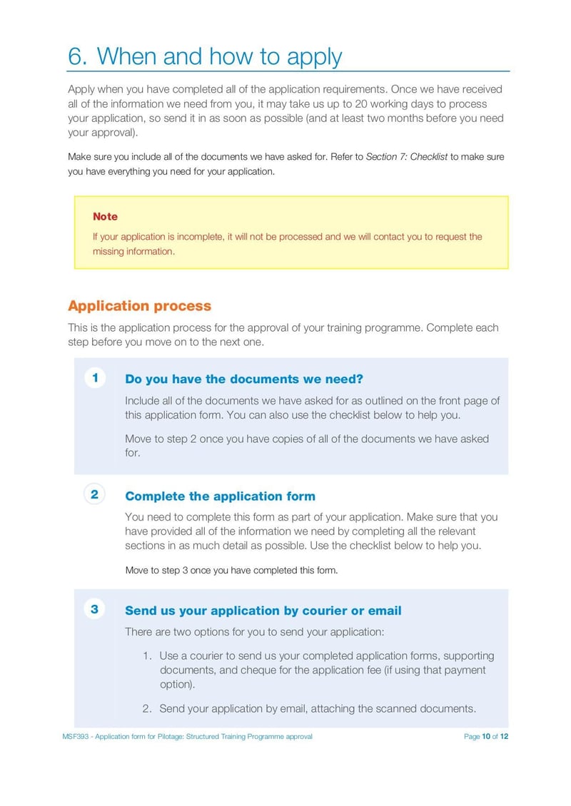 Large thumbnail of Application Form for Pilotage - Aug 2022