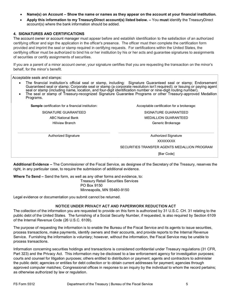 Large thumbnail of FS Form 5512 - Aug 2022