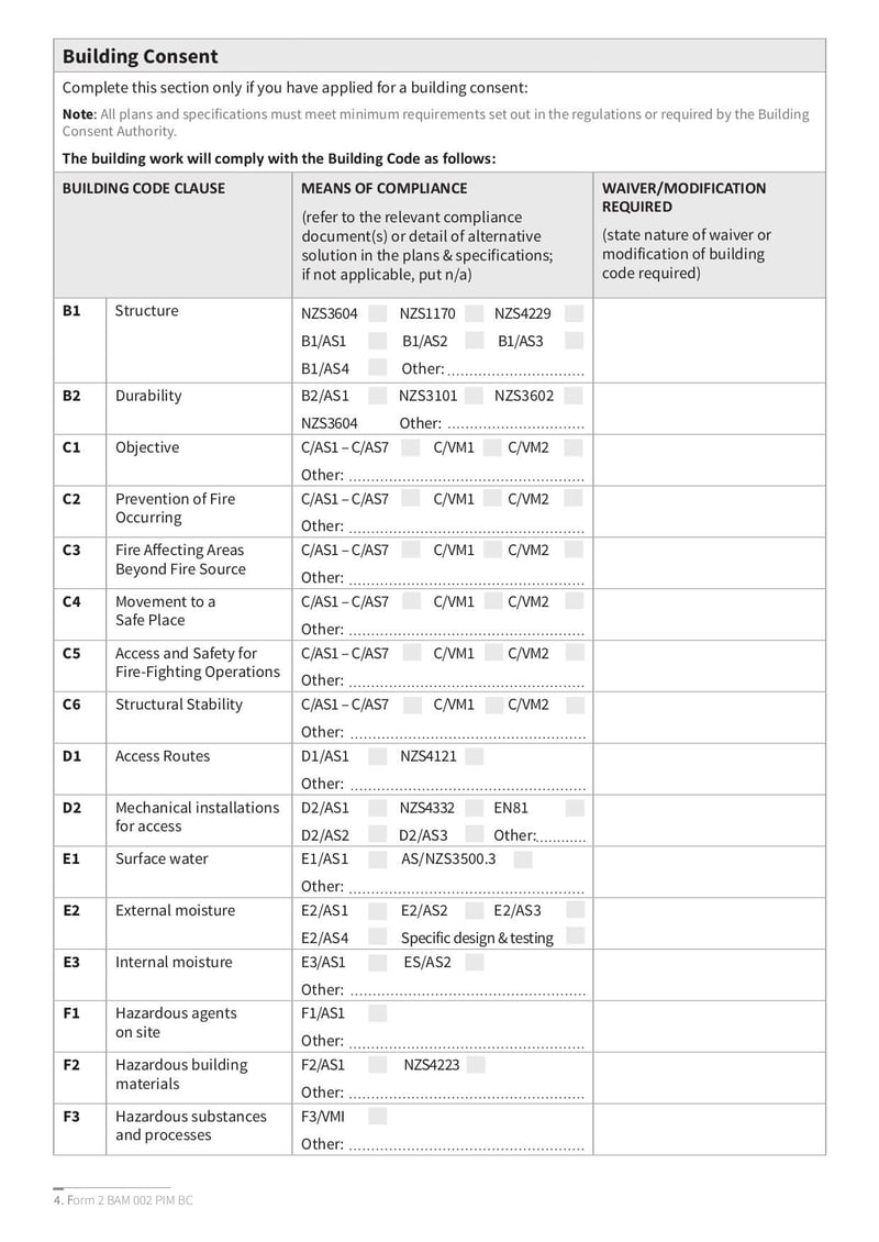 Large thumbnail of BAM 002 PIM and Building Consent Application - Jan 2022