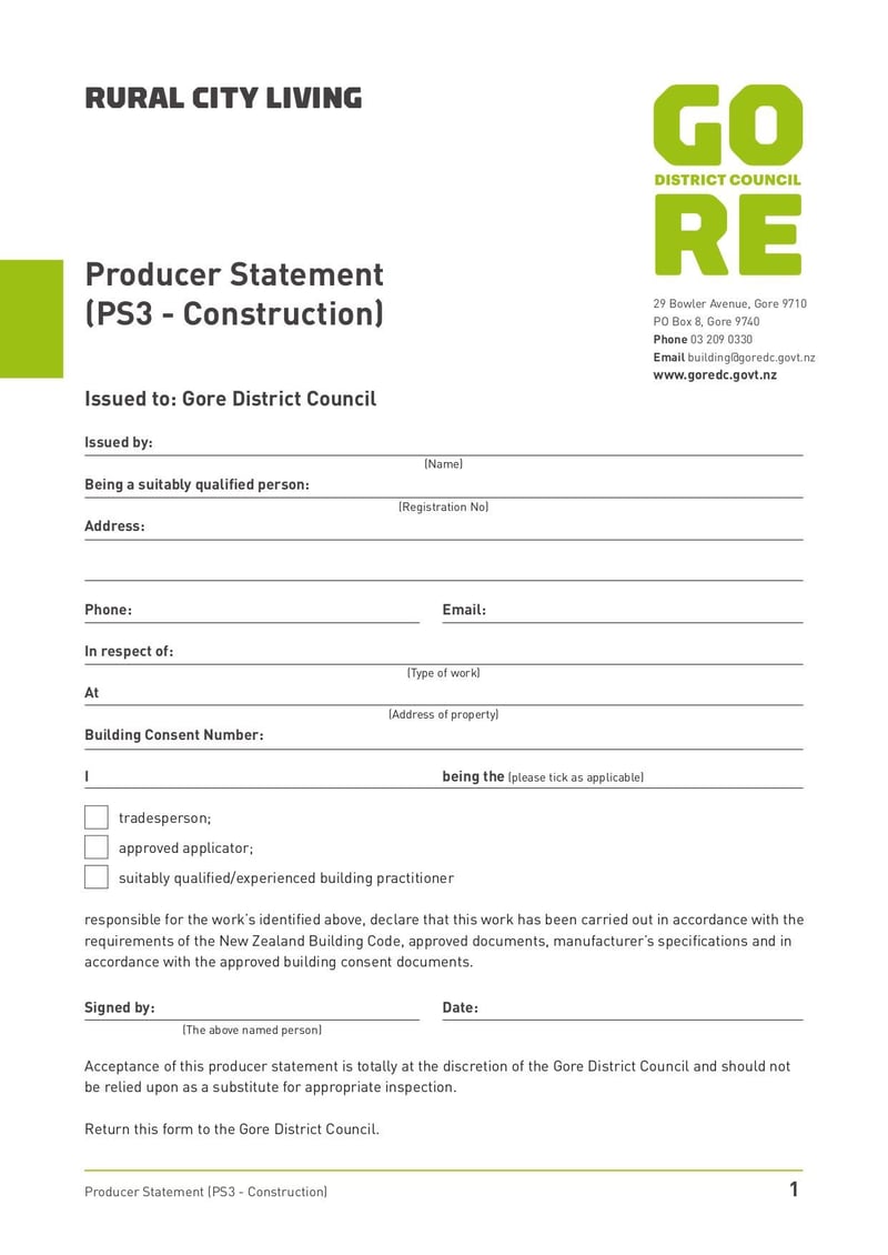 Large thumbnail of Producer Statement PS3 Construction - Nov 2021