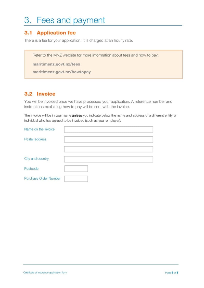 Large thumbnail of Certificates of Insurance Application Form for Oil Tankers and Ships - Jun 2020
