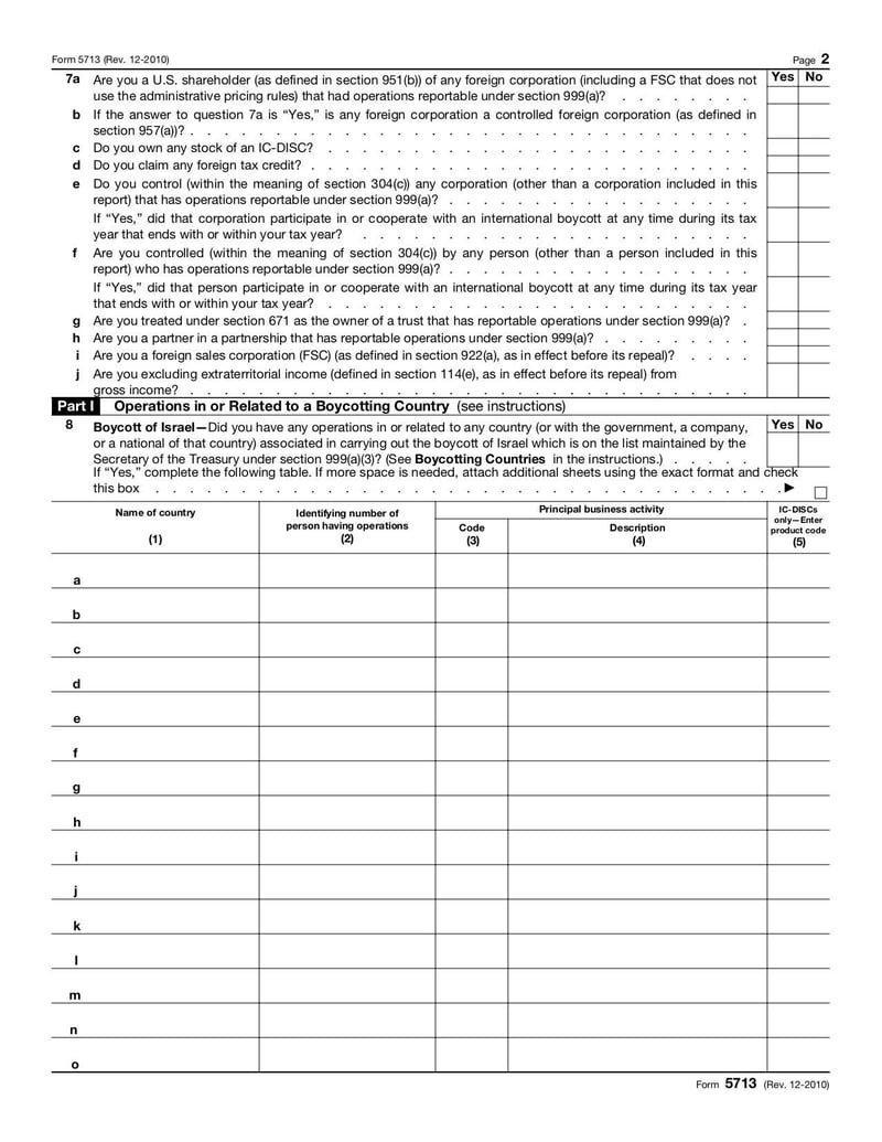 Large thumbnail of Form 5713 - Dec 2010