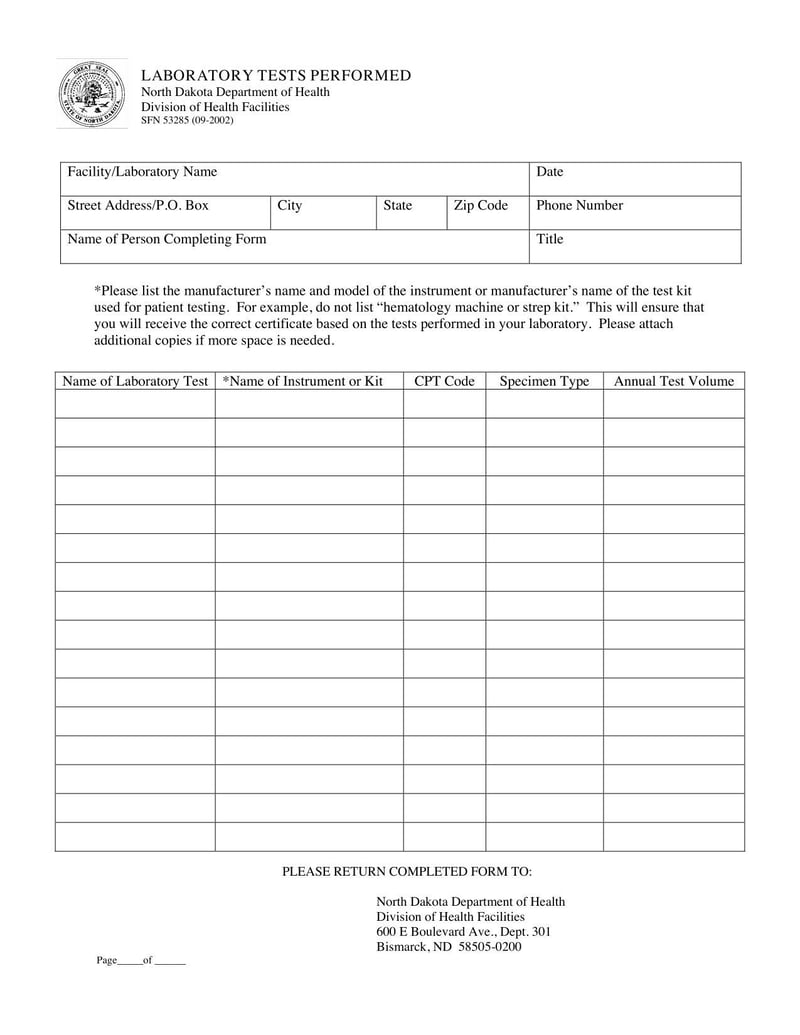 Large thumbnail of Form SFN 53285