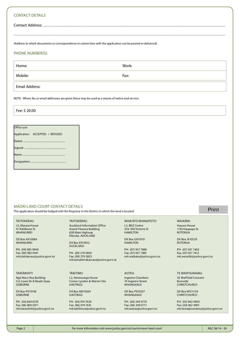 Large thumbnail of MLC Form 26 Application for Exemption From Providing a Special Valuation - Oct 2015