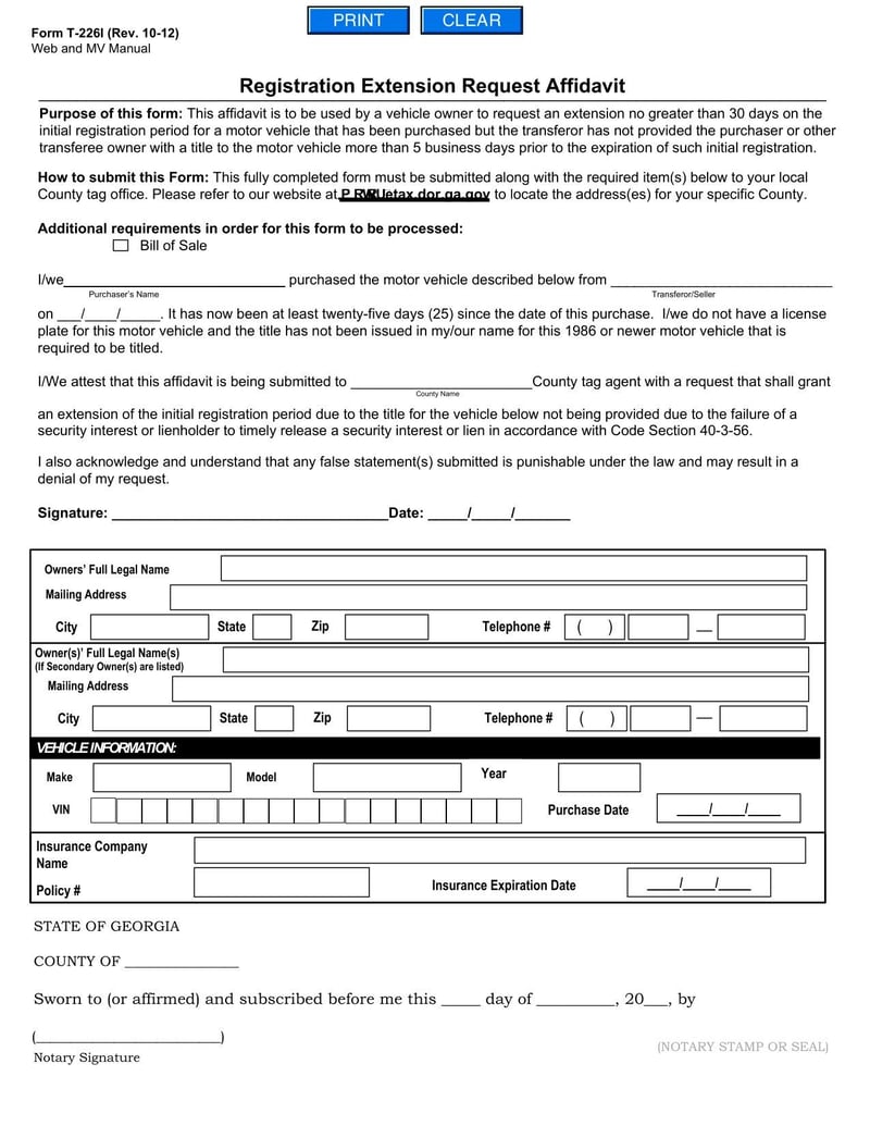 Large thumbnail of Form T-226I