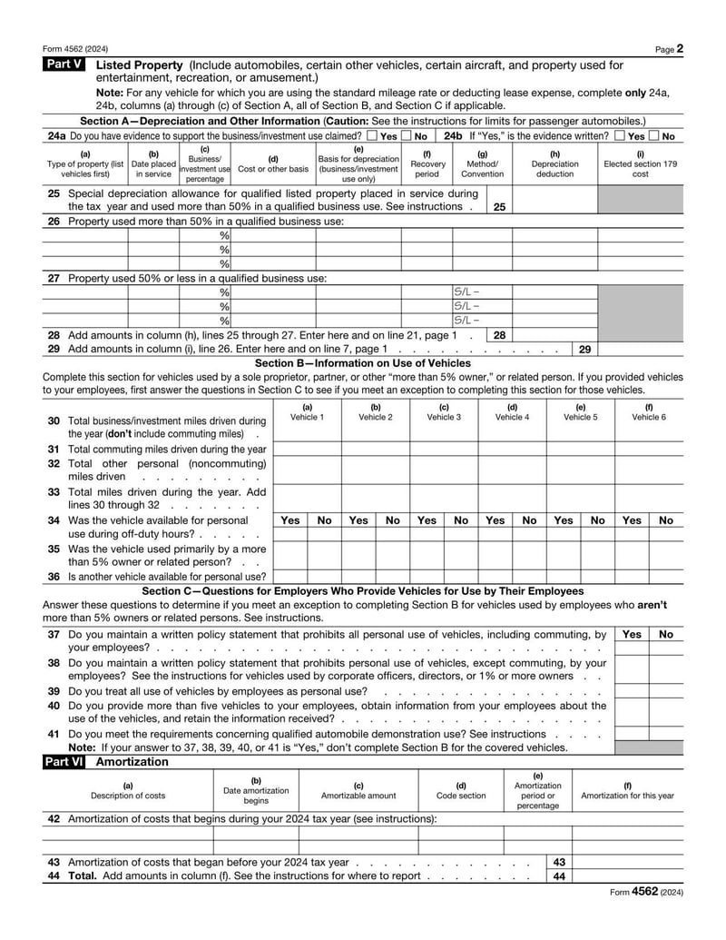 Large thumbnail of Form 4562