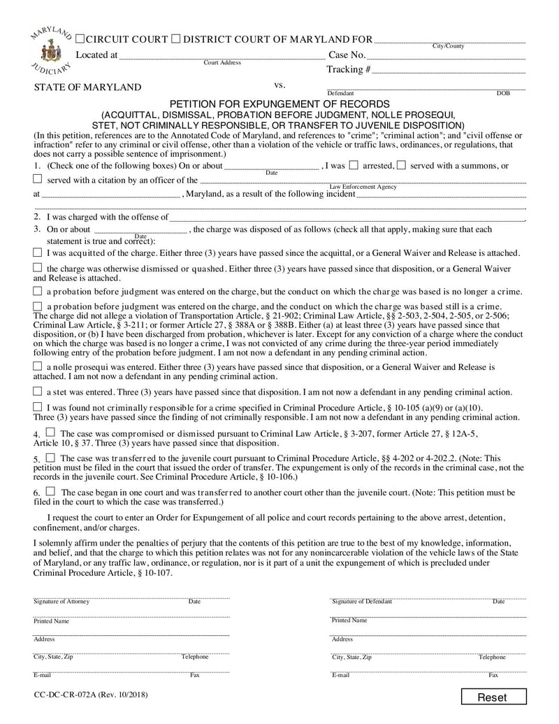 Large thumbnail of Form CC-DC-CR-072A - Sep 2018