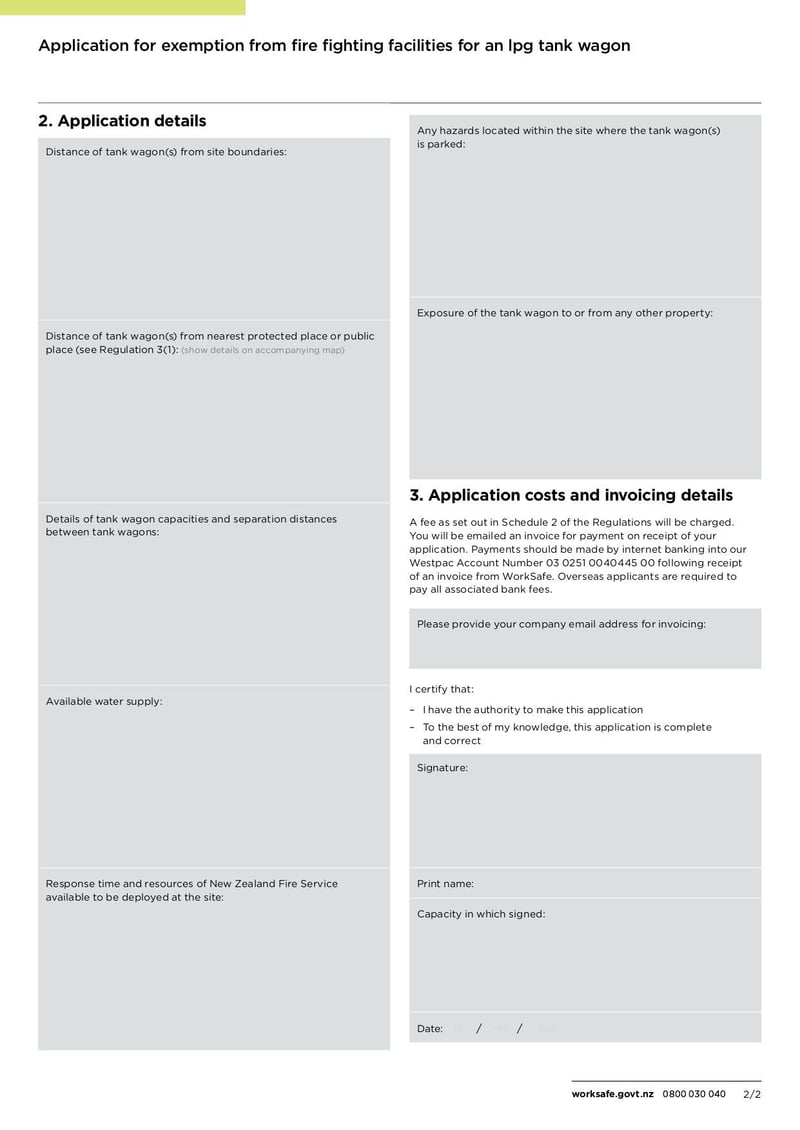 Large thumbnail of Application for Exemption from Fire Fighting Facilities for an LPG Tank Wagon - Nov 2017