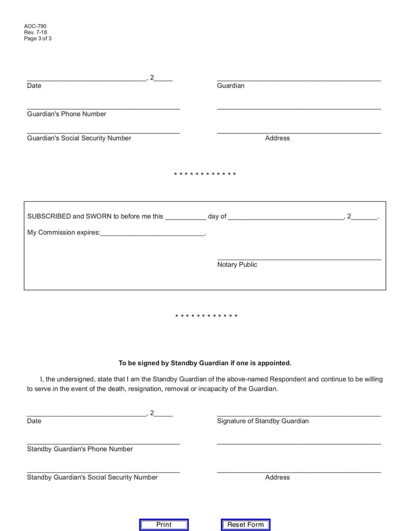 Large thumbnail of Form AOC-790 - Jul 2018