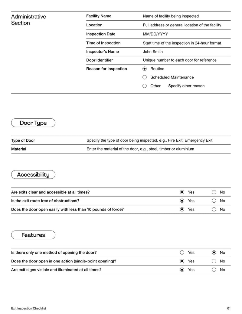 Exit Inspection Checklist For New Zealand for landlords and tenants to assess property condition upon move-out